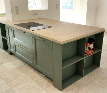 Nos cuisines avec portes à cadre, un look tendance et intemporel