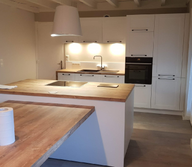 Nos cuisines avec portes à cadre, un look tendance et intemporel